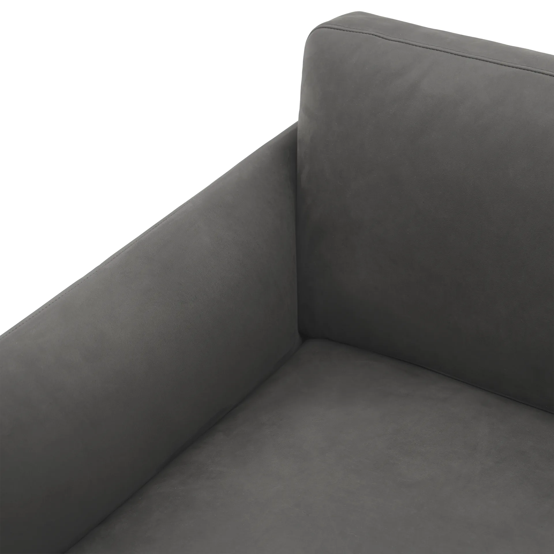 Outline 3-seters sofa skinn, Grace leather Camel-svarte ben Muuto
