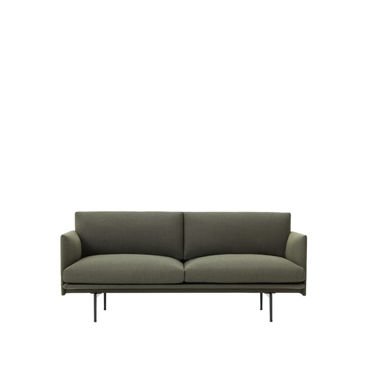 Outline sofa 2-seter - Fiord 961-Green - Muuto