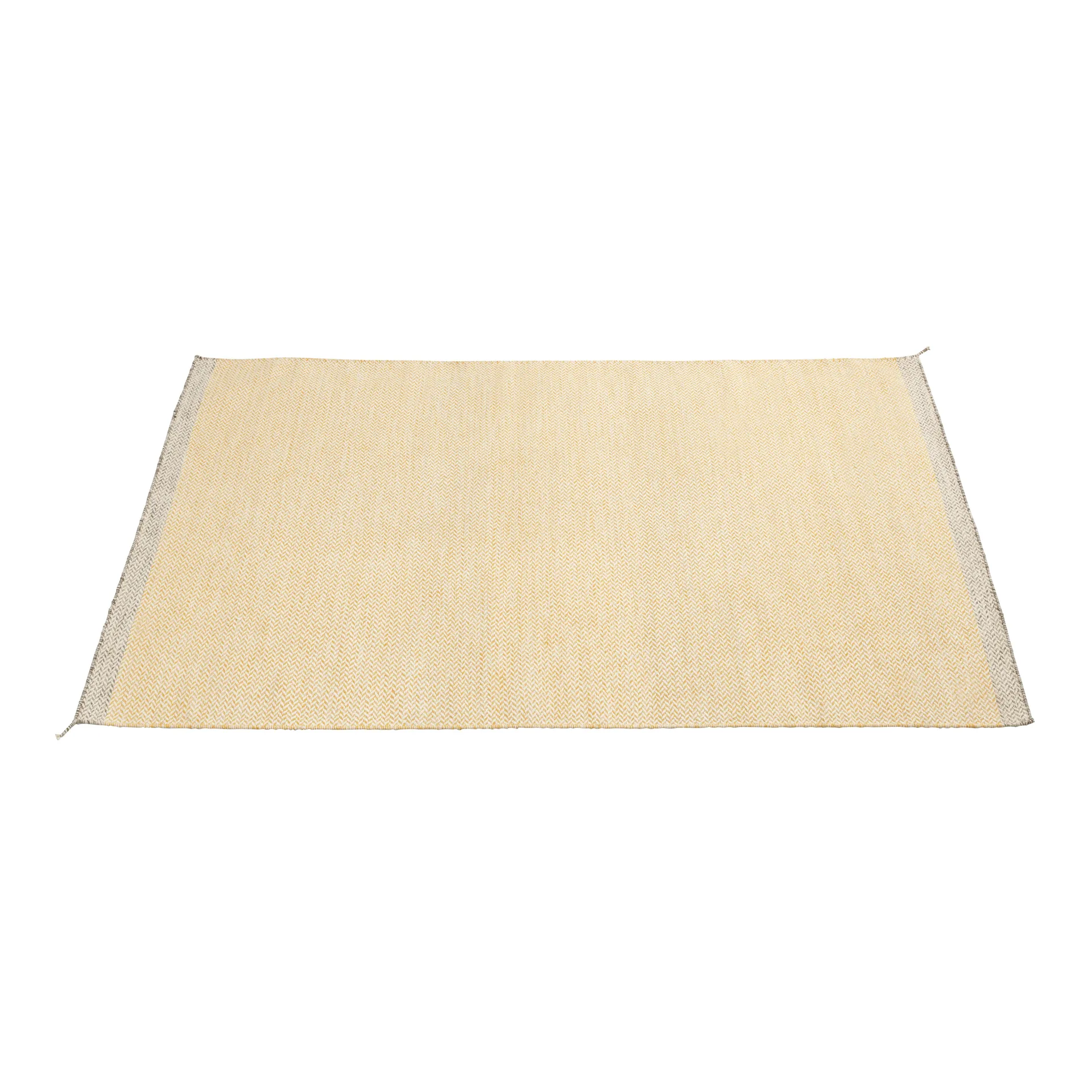 Ply ullteppe 170x240 cm, gul Muuto