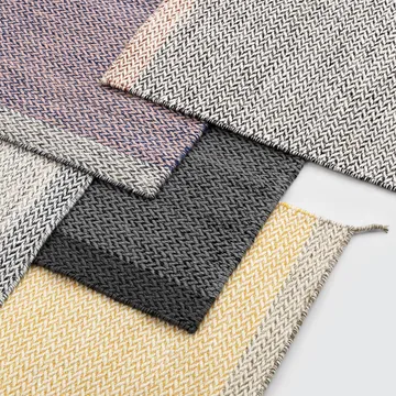 Ply ullteppe 170x240 cm - gul - Muuto