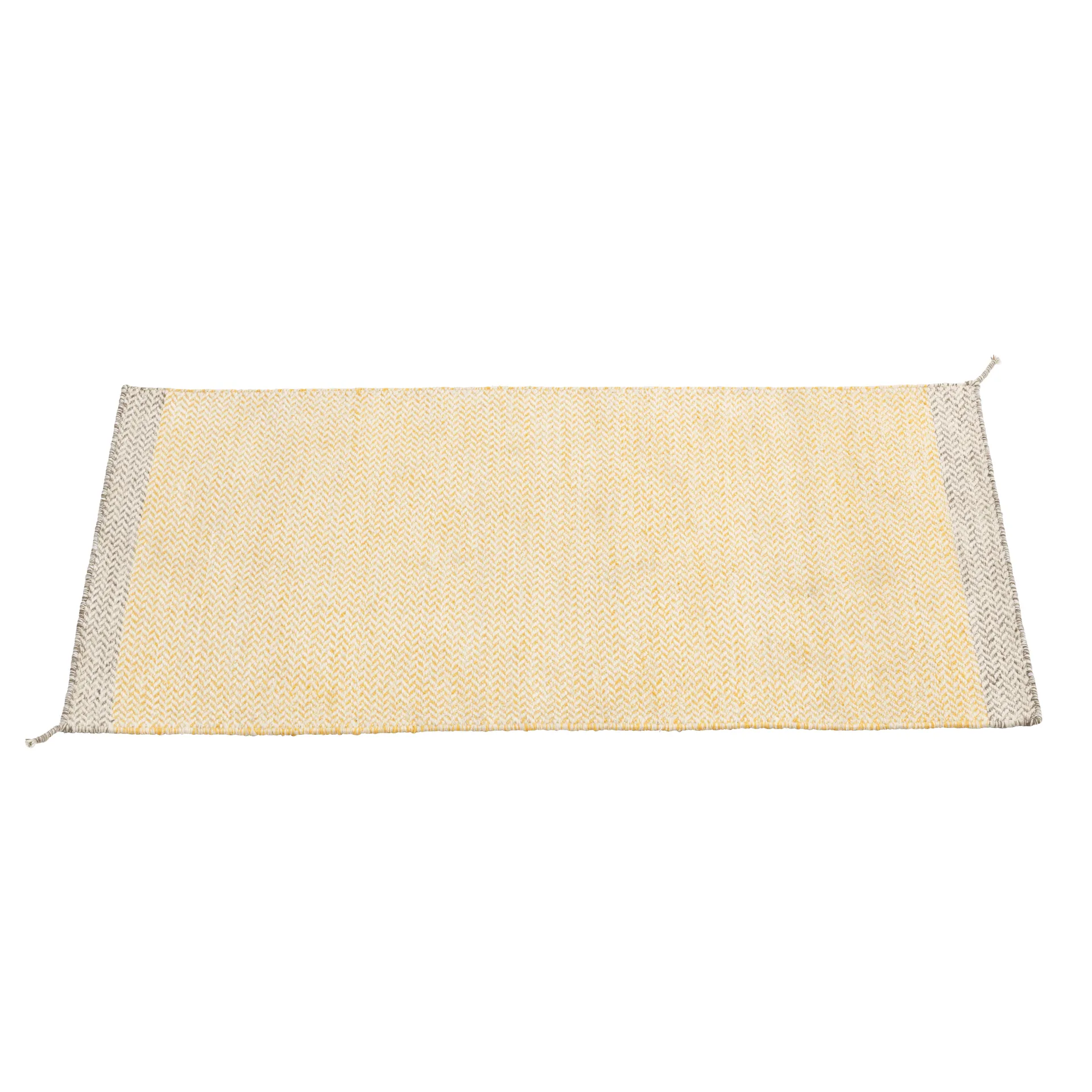 Ply ullteppe 85x140 cm, gul Muuto
