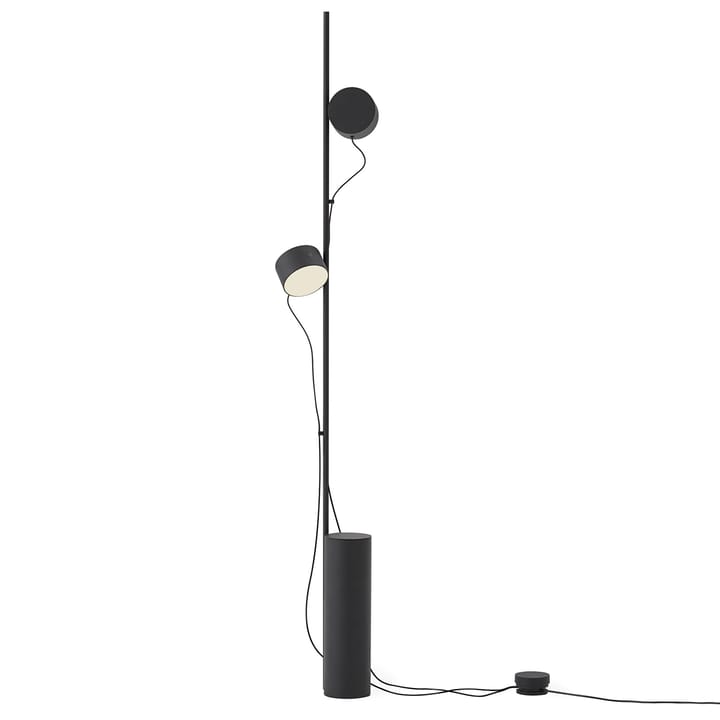 Post gulvlampe - Svart - Muuto