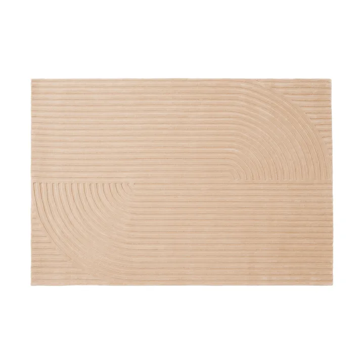 Relevo Rug Quattro ullteppe - Lyserosa, 170x240 cm - Muuto