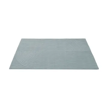 Relevo Rug Quattro ullteppe - Sage green, 170x240 cm - Muuto