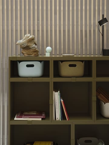 Restore oppbevaringskurv 28x28 cm - Brun Green - Muuto