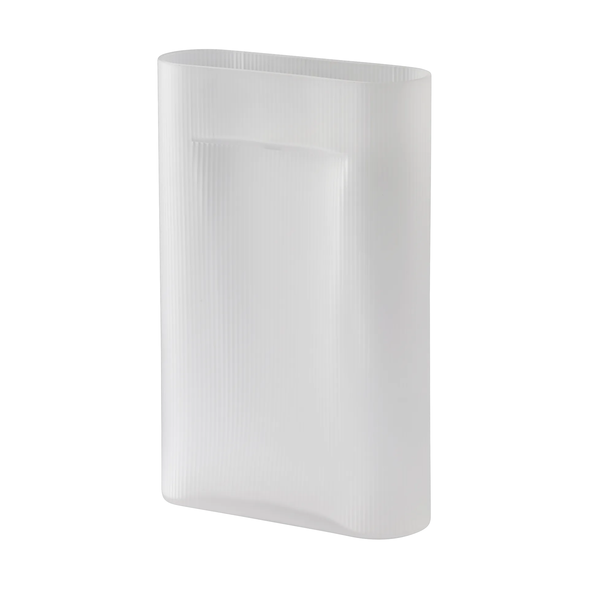 Ridge vase frostet glass 48,5 cm, White Muuto