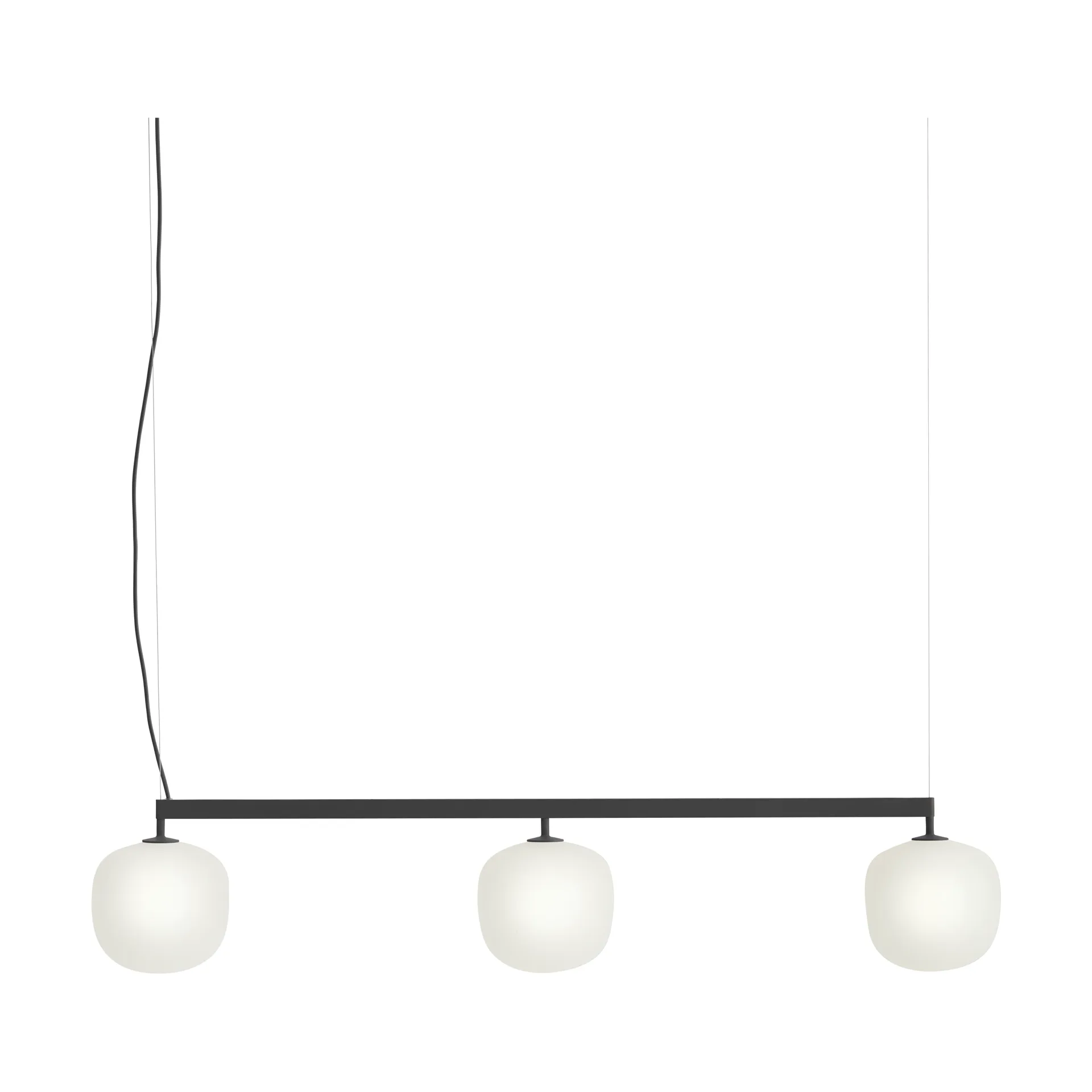 Rime Rail Lamp pendel, Black Muuto