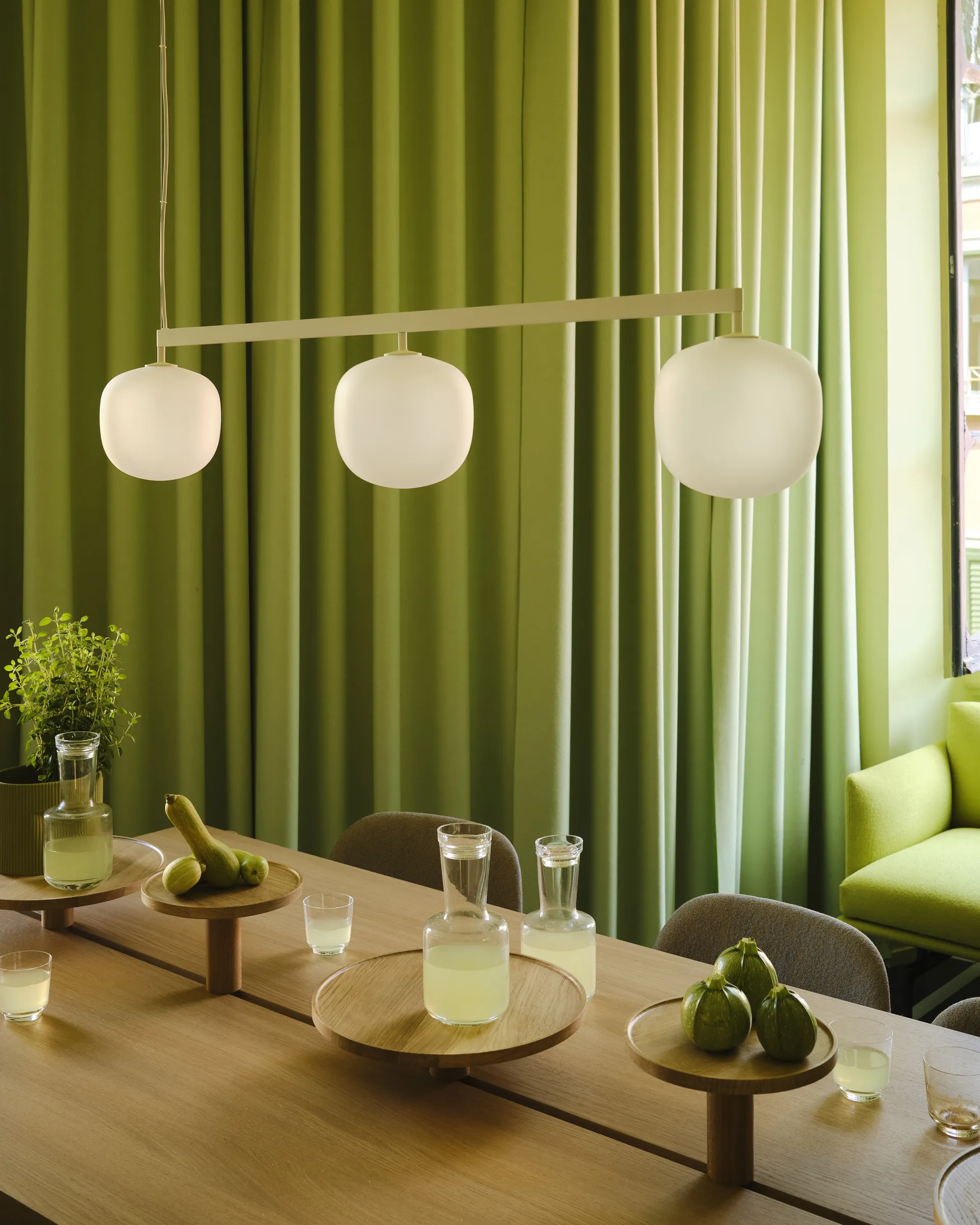 Rime Rail Lamp pendel, White Muuto