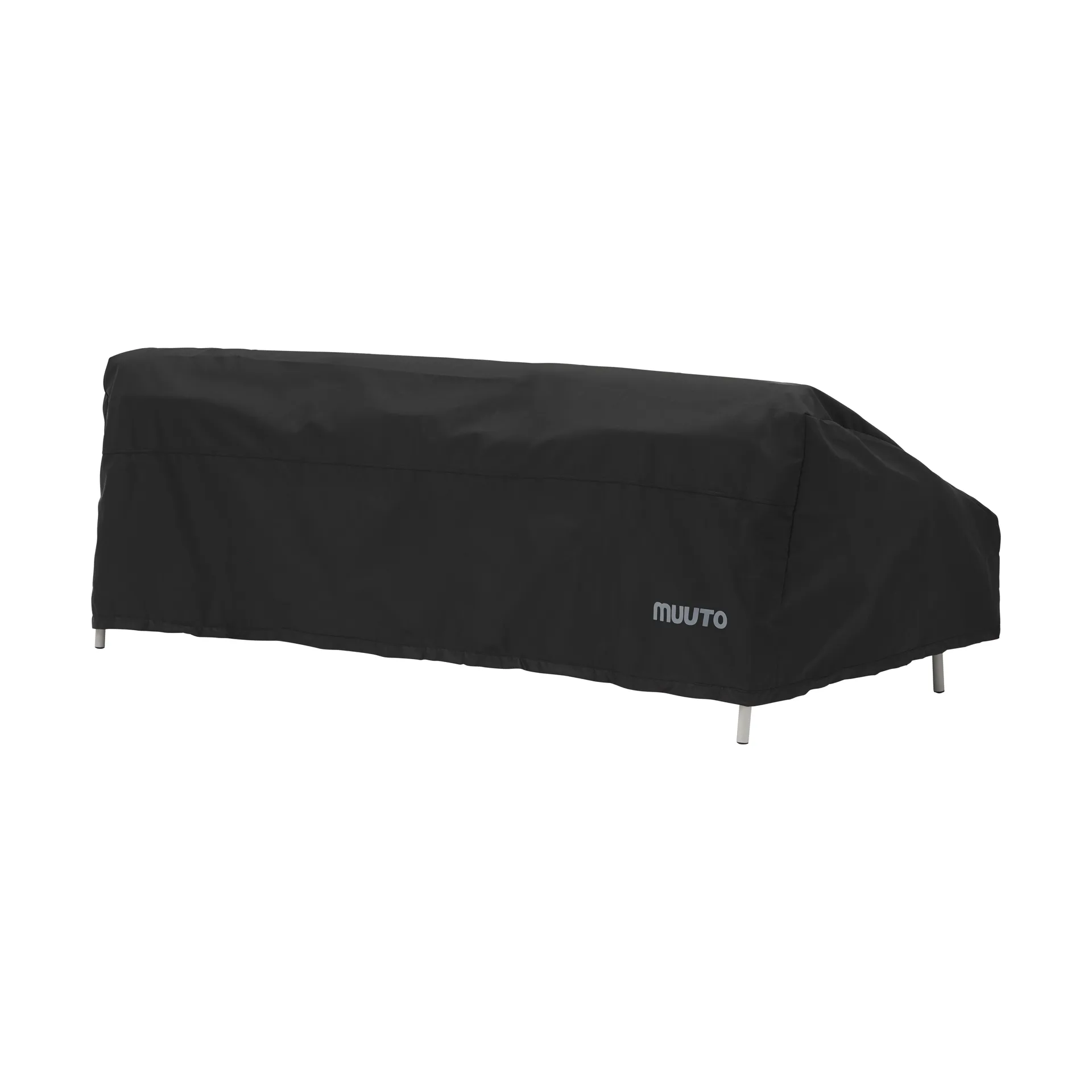 Settle Outdoor beskyttelsestrekk for 3-seters sofa, Black Muuto