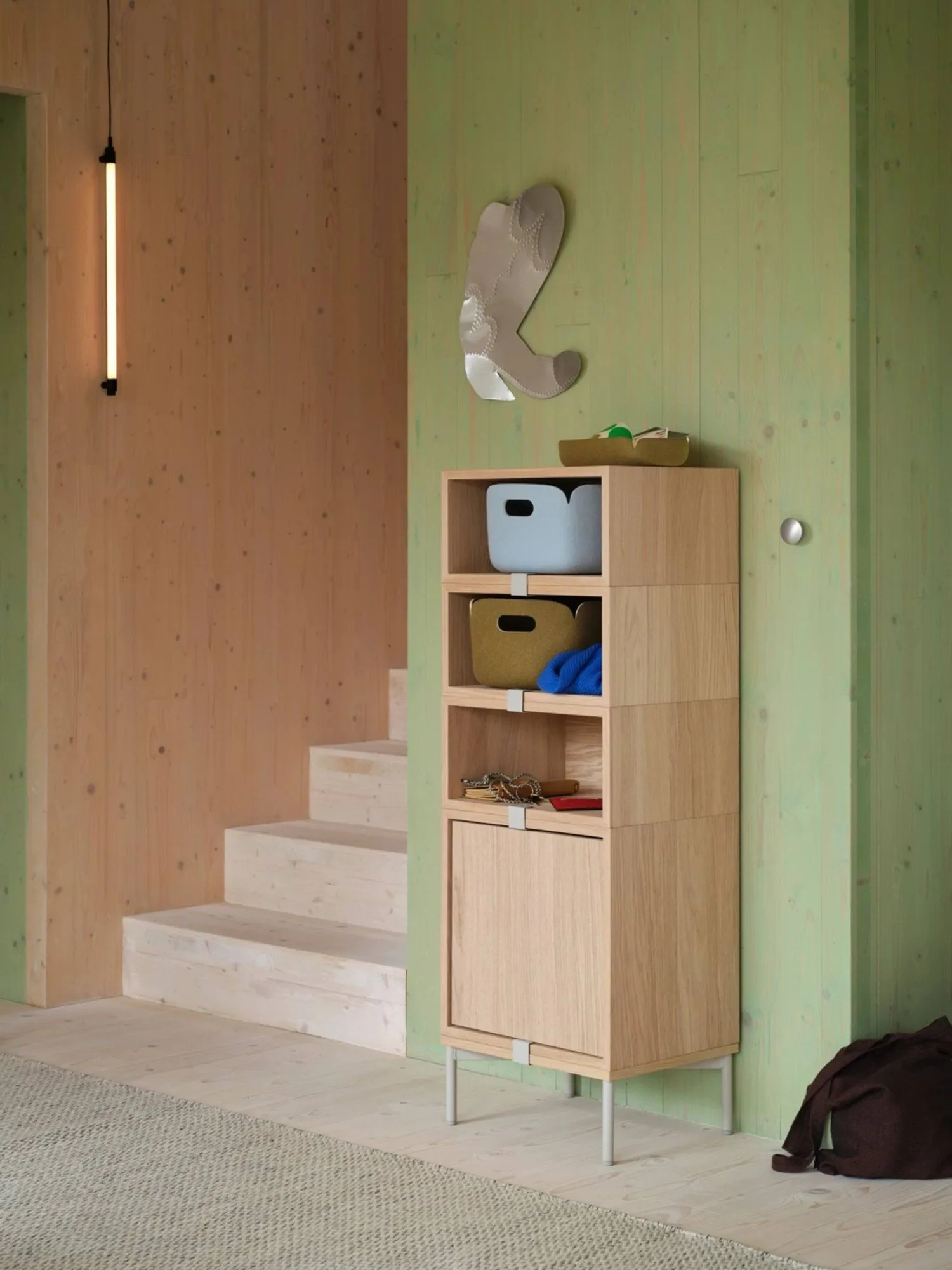 Stacked 2.0 hyller åpen, medium, eik Muuto