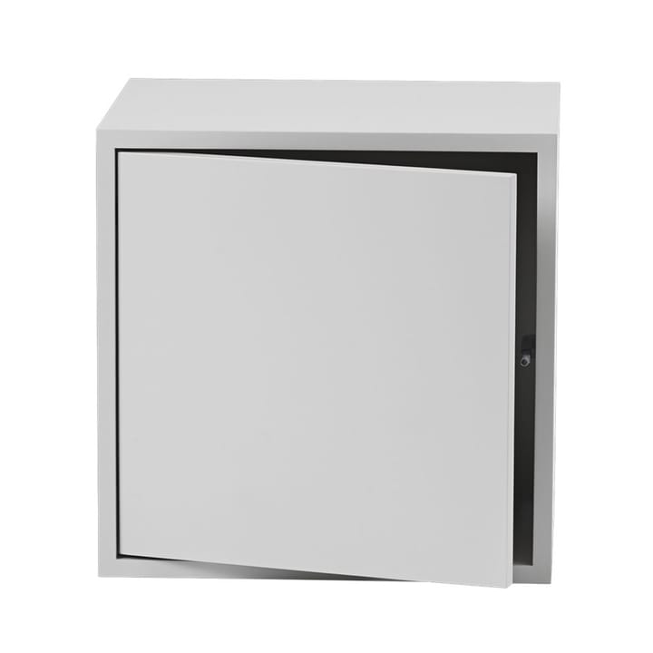 Stacked 2.0 hyller med dør, medium - lysegrå - Muuto