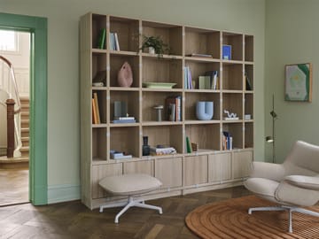Stacked oppbevaringssystem Bookcase Configuration 1 - Oak - Muuto