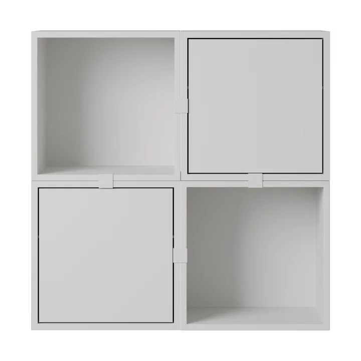 Stacked oppbevaringssystem gang konfigurasjon 4 - Grey - Muuto