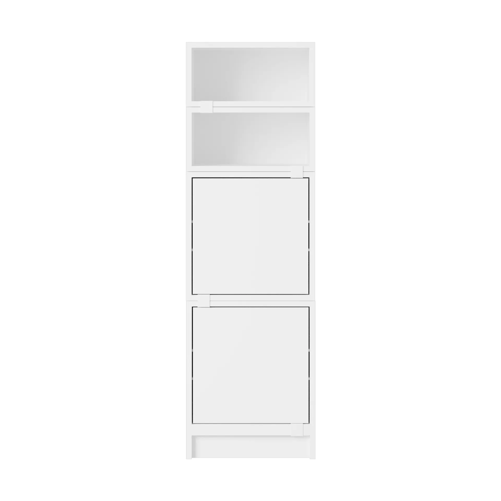 Stacked oppbevaringssystem kontor konfigurasjon 4, White Muuto