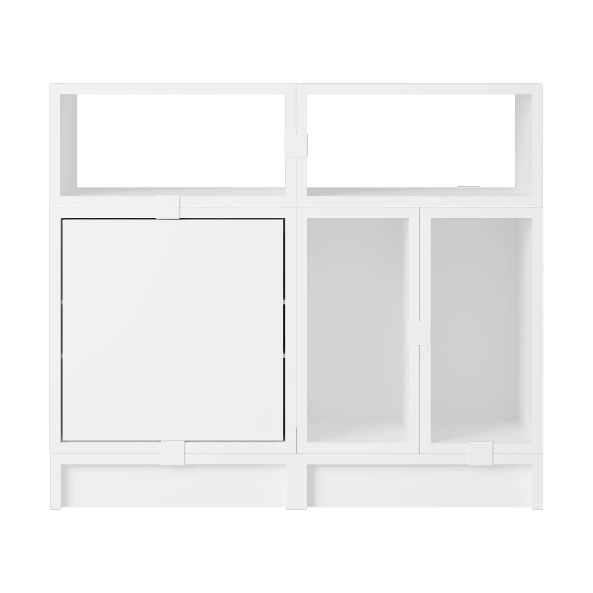 Stacked oppbevaringssystem kontor konfigurasjon 5, White Muuto