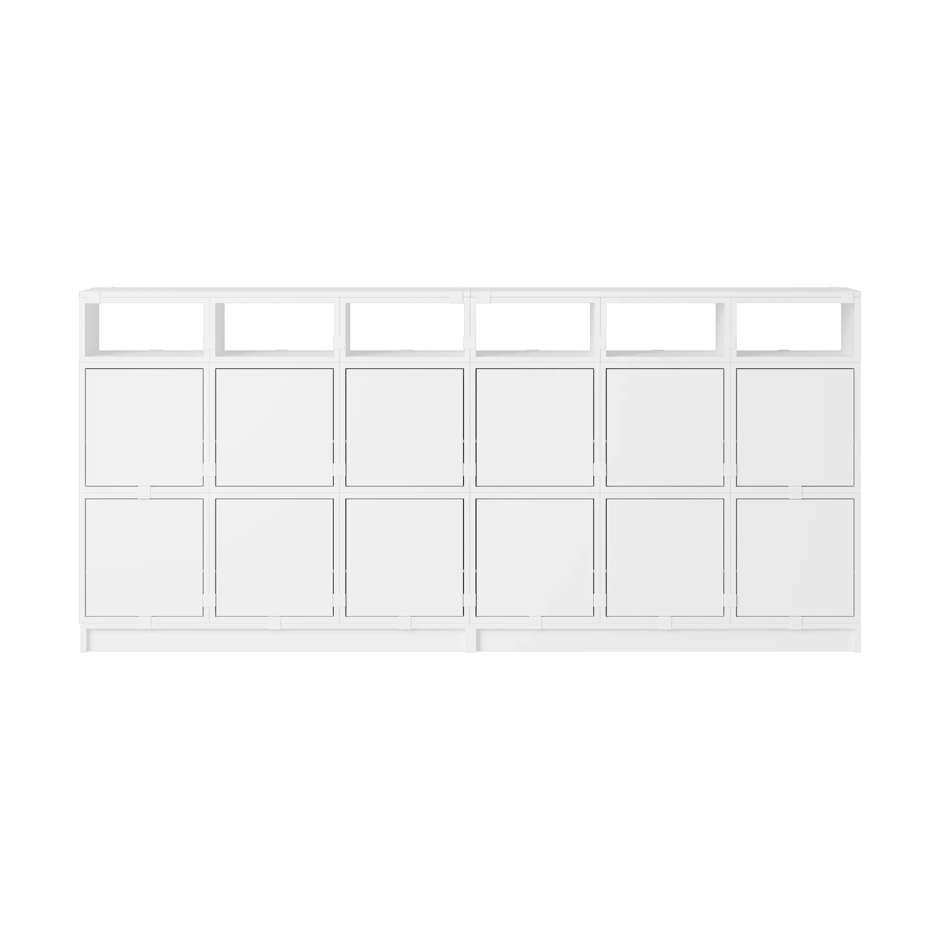 Stacked oppbevaringssystem sideboard konfigurasjon 1, White Muuto