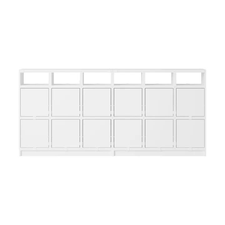 Stacked oppbevaringssystem sideboard konfigurasjon 1 - White - Muuto