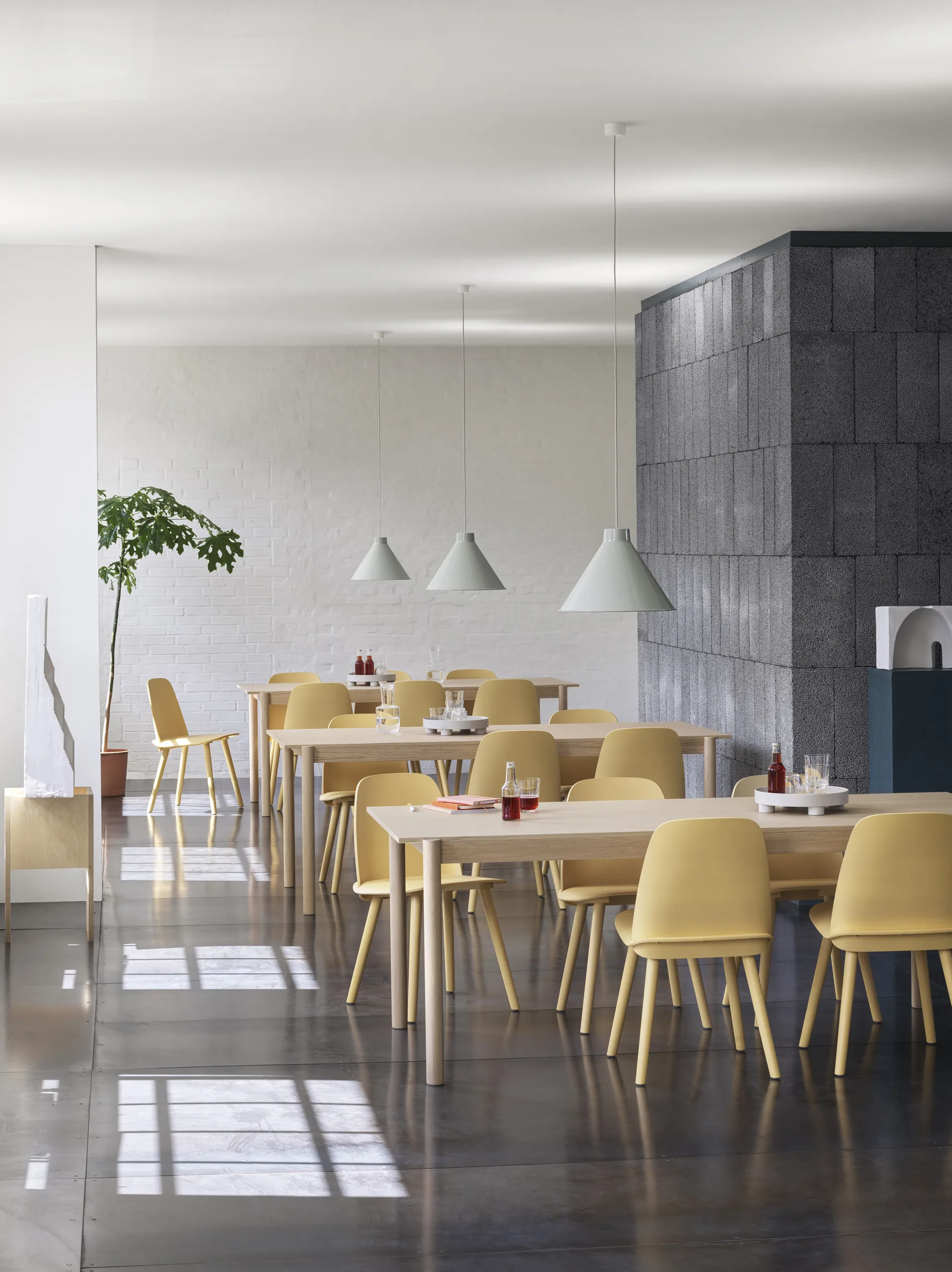 Top taklampe Ø28 cm, Grå Muuto