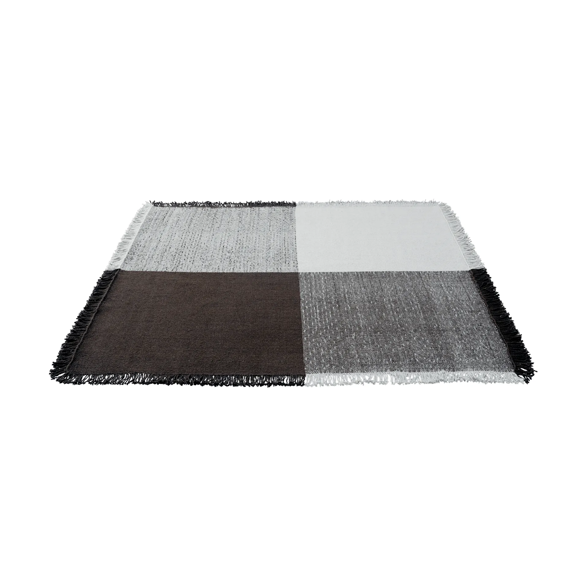 Verso ullteppe, Cool grey-mørk brun, 258x258 cm Muuto Verso ullteppe, Cool grey-mørk brun, 258x258 cm Muuto