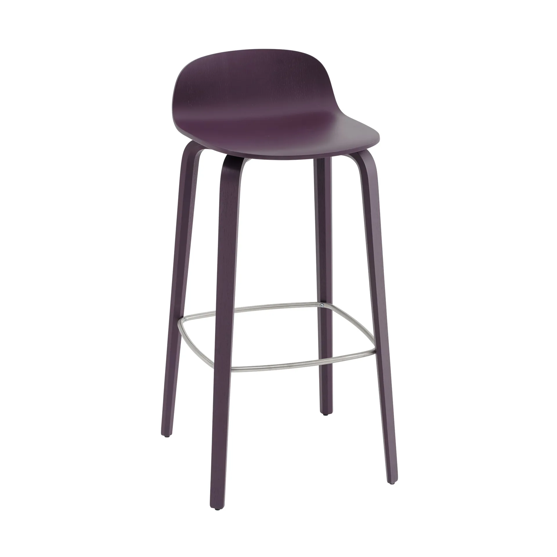 Visu barstol 75 cm, Dark plum Muuto