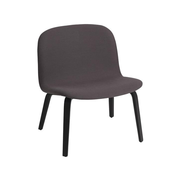 Visu loungestol trukket stol - Twill weave 160-Black - Muuto