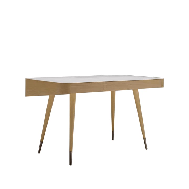 AK 1330 skrivebord - eik olje/hvit, corian benkeplate - Naver Collection