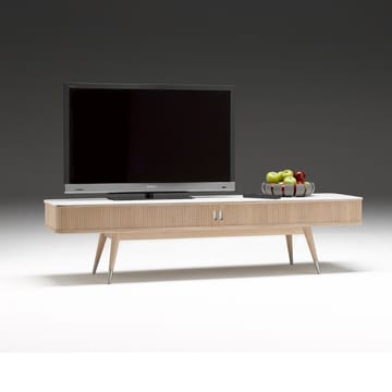 AK 2720 TV-skap - eik hvitolje, point trebein, corian topp - Naver Collection