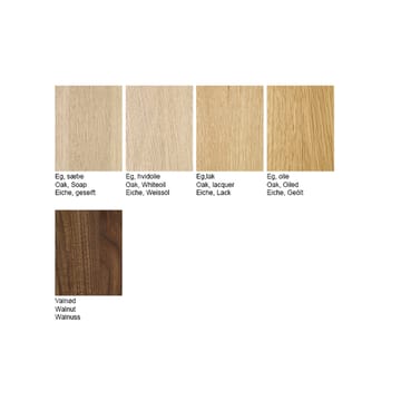 AK 2720 TV-skap - eik hvitolje, point trebein, corian topp - Naver Collection