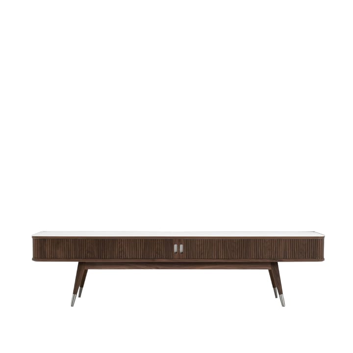AK 2720 TV-skap - valnøtt olje, point treben, corian topp, - Naver Collection