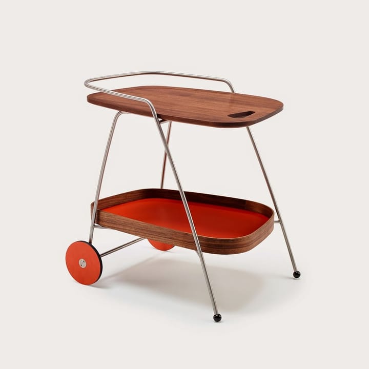 AK 700 serveringsvogn, eik olje/oransje Naver Collection