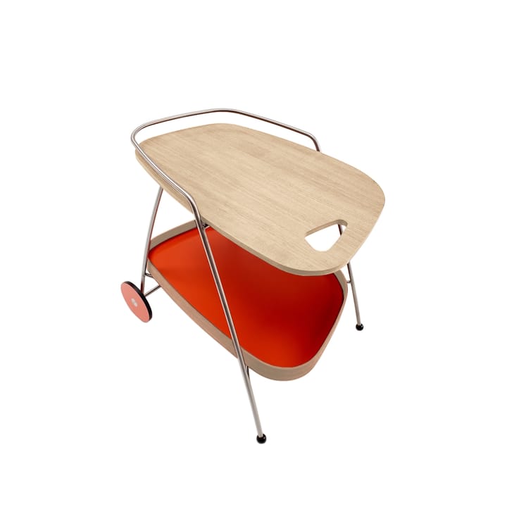 AK 700 serveringsvogn - eik olje/oransje - Naver Collection
