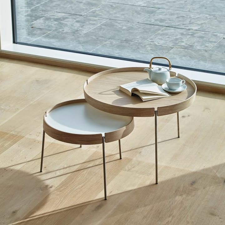 AK 710 bord, eik hvitolje, finer/hvit laminat Naver Collection