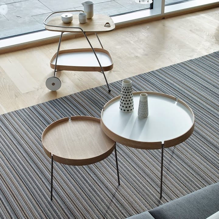 AK 710 bord, eik hvitolje, finer/hvit laminat Naver Collection