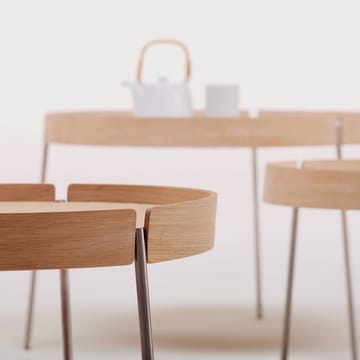 AK 710 bord - eik hvitolje, finer/hvit laminat - Naver Collection