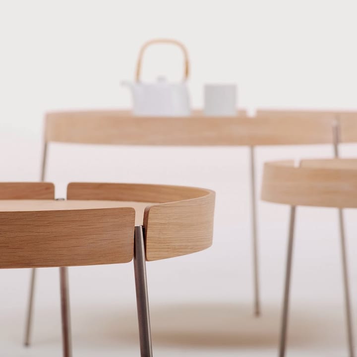 AK 710 bord, eik hvitolje, finer/hvit laminat Naver Collection