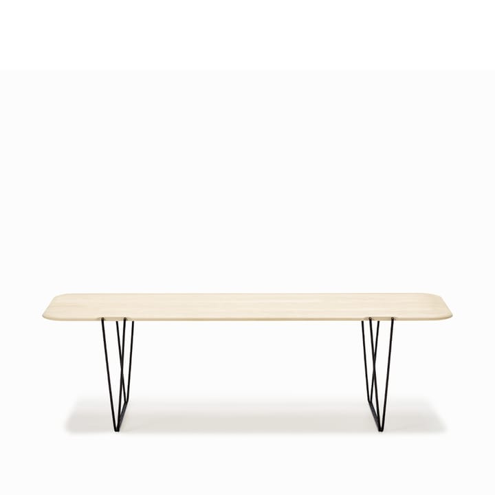AK 830 sofabord - ask olje, svart understell - Naver Collection