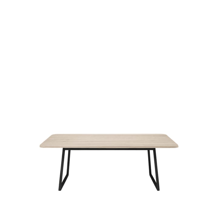 GM 3600 Twist spisebord - eik hvitolje, 180 cm, svarte ben - Naver Collection