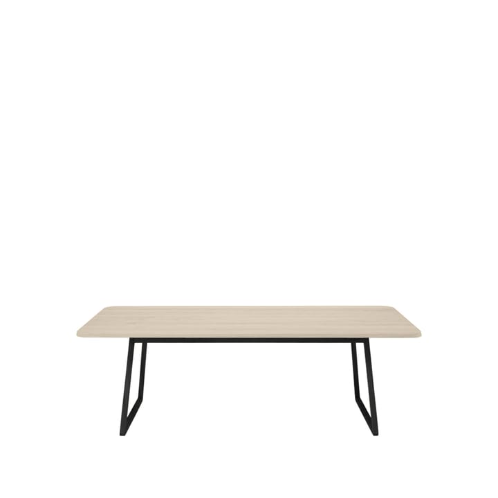 GM 3600 Twist spisebord - eik hvitolje, 210 cm, svarte ben - Naver Collection