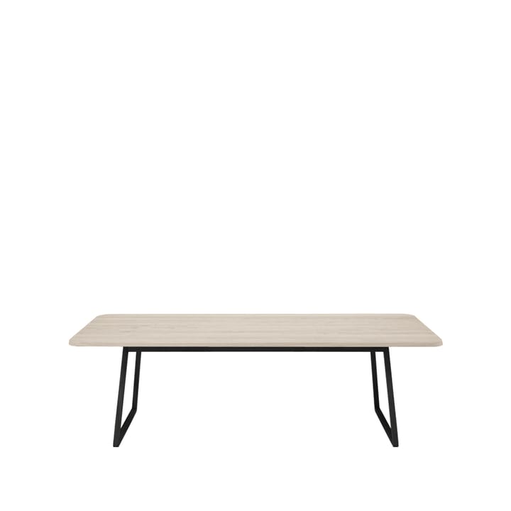 GM 3600 Twist spisebord - eik hvitolje, 240 cm, svarte ben - Naver Collection