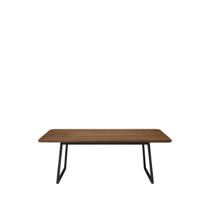 GM 3600 Twist spisebord - valnøtt olje, 180 cm, svarte ben - Naver Collection