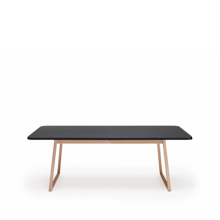 GM 3640 spisebord - eik hvitolje, nano laminat 0718 mørkbeige, 220cm - Naver Collection