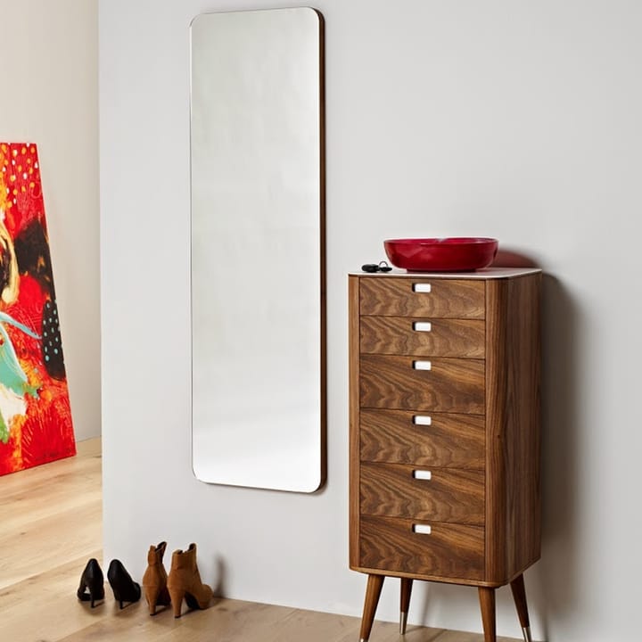 Mirror speil rektangulær, eik hvitolje, stor Naver Collection