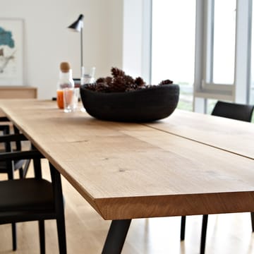 Plank GM 3200 spisebord - vildeik hvitolje, 240 cm - Naver Collection