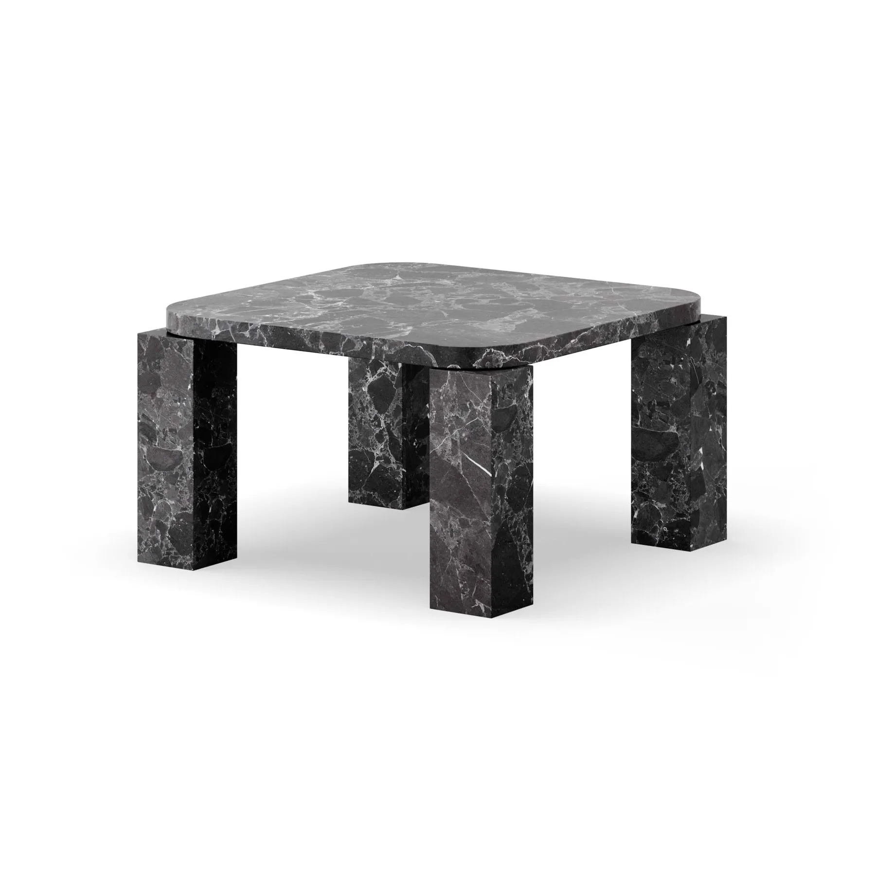 Atlas salongbord 60 x 60 cm, Costa black marble New Works