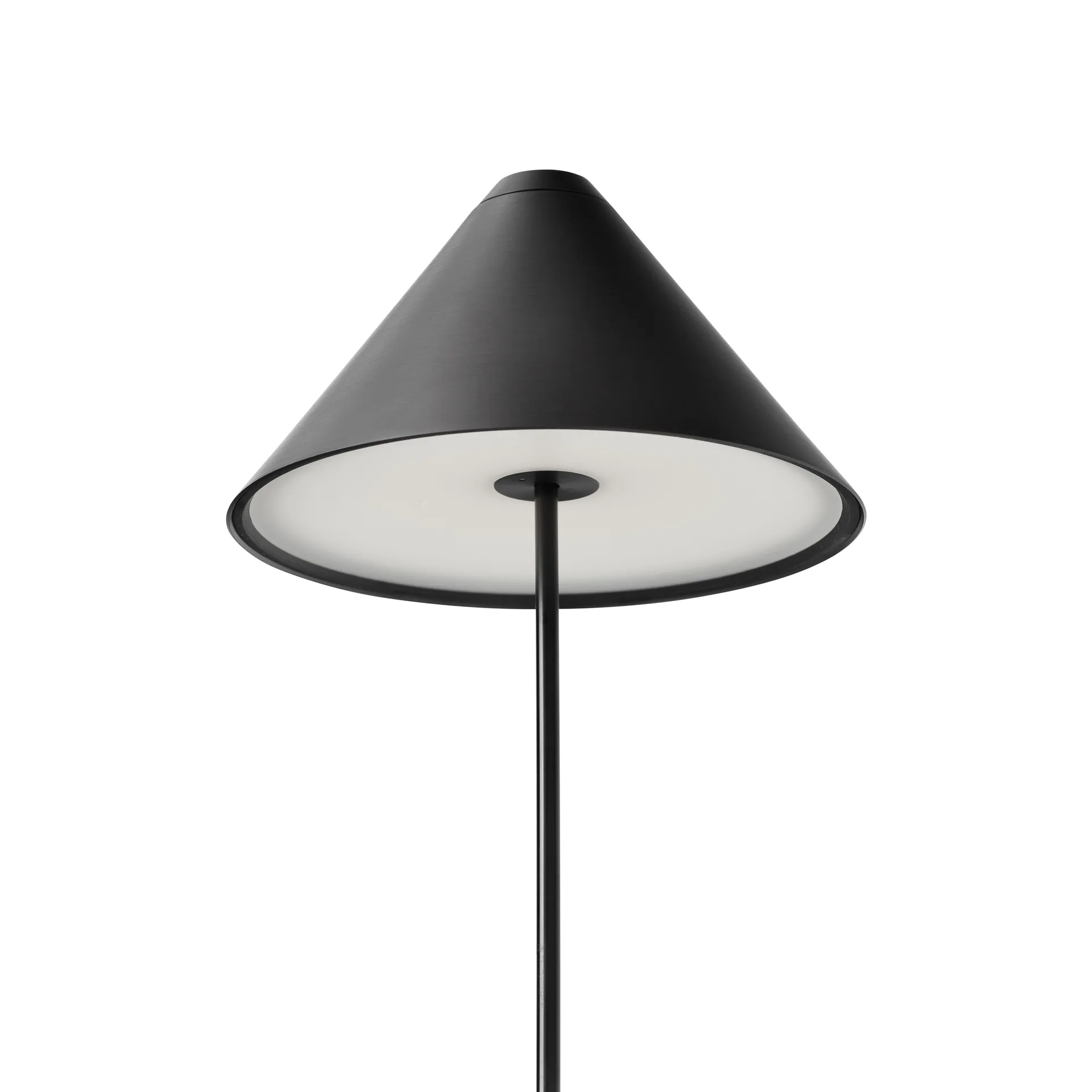 Brolly bærbare bordlampe, Steel black New Works
