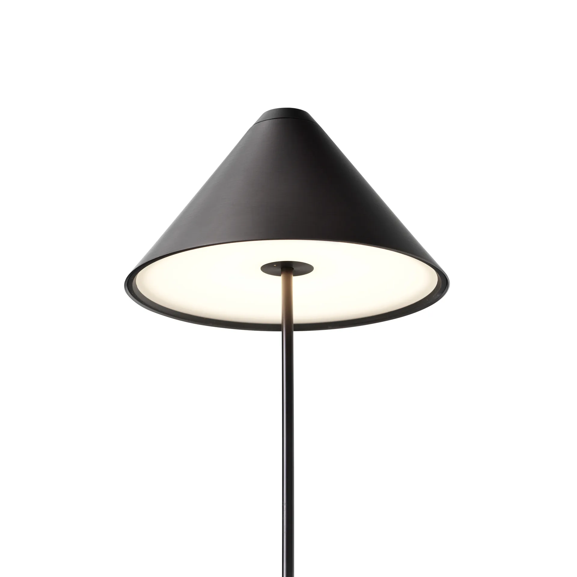 Brolly bærbare bordlampe, Steel black New Works