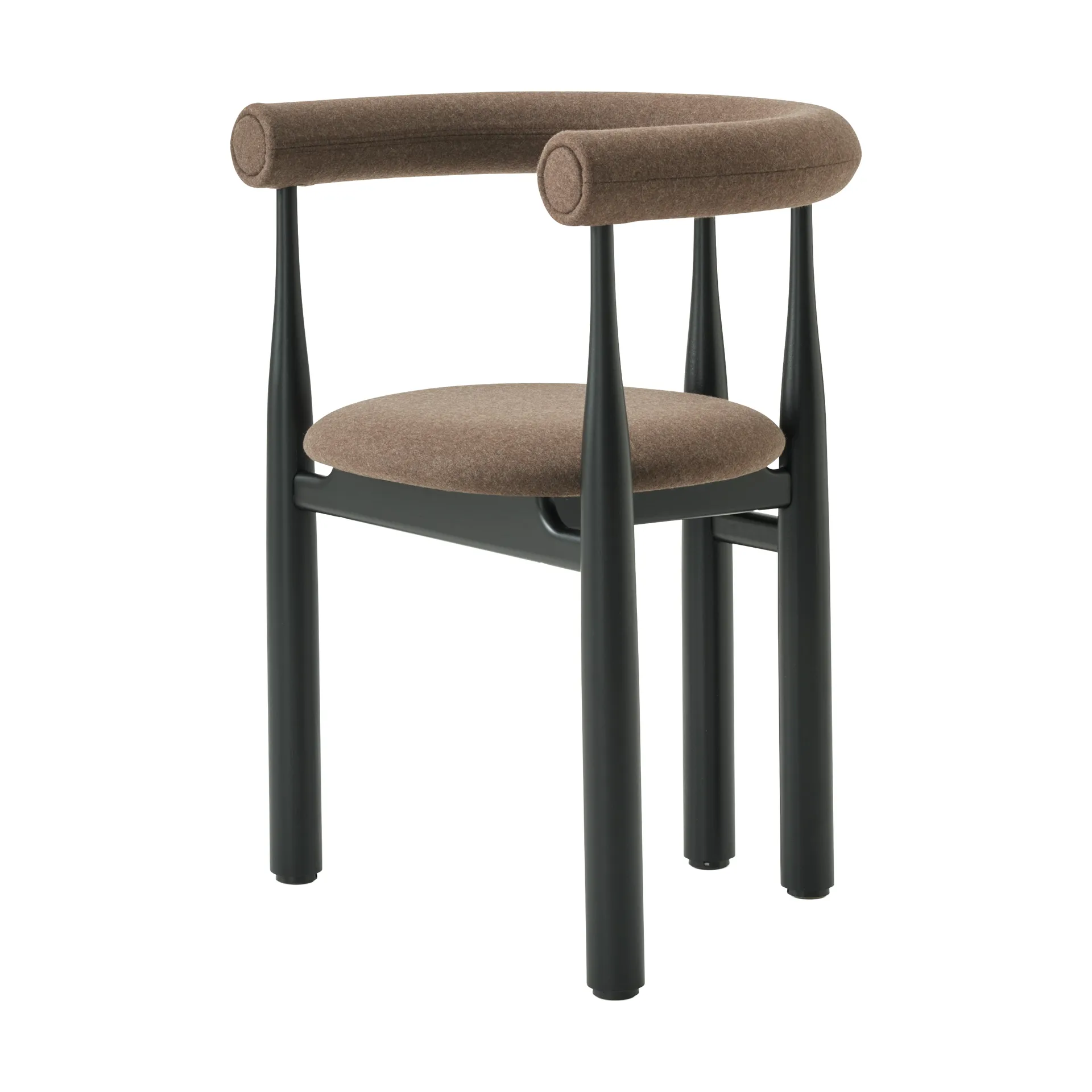 Bukowski armstol trukket, Black, Wooly Plus 1008 New Works