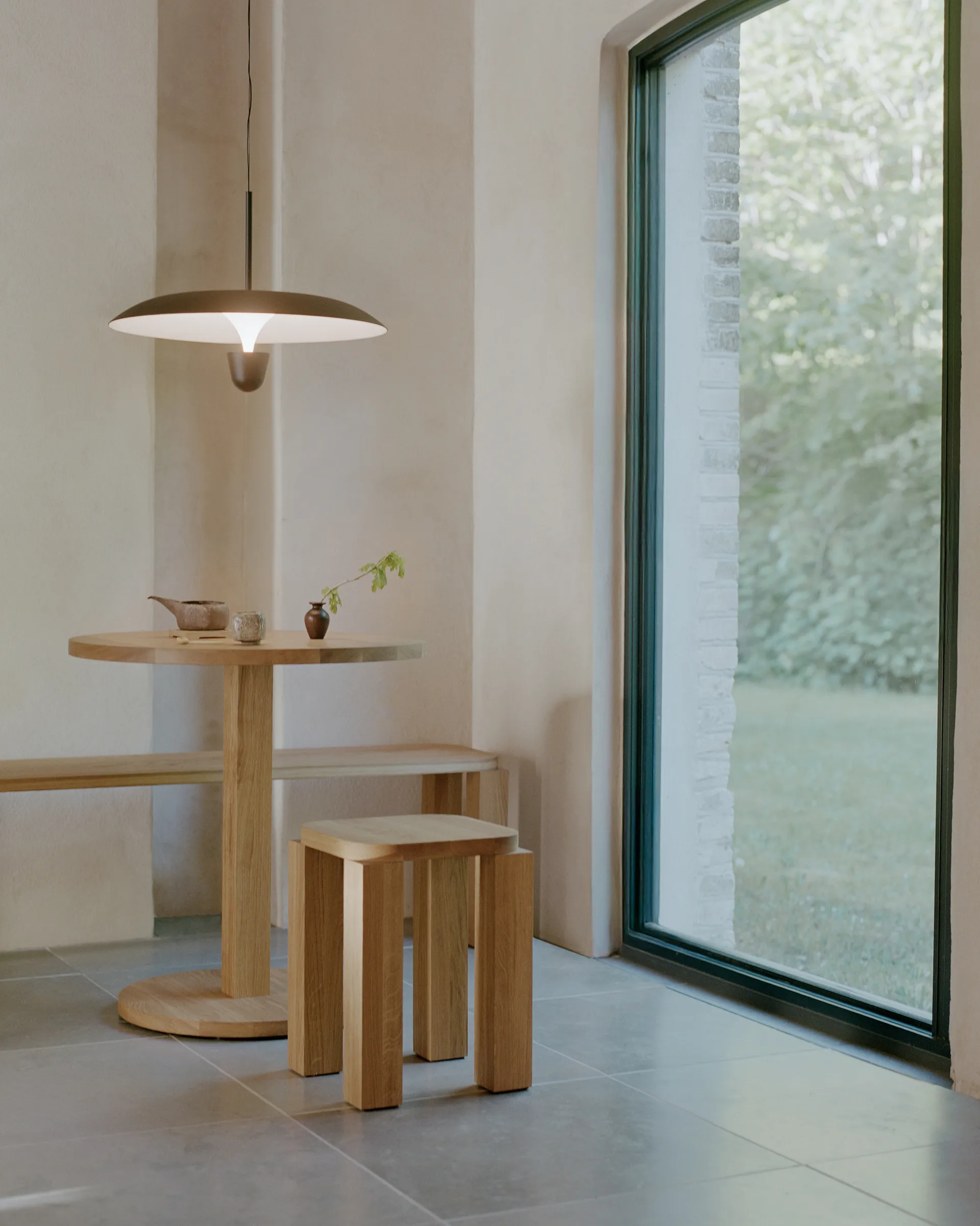 Kantarell pendel Ø55 cm, Black New Works