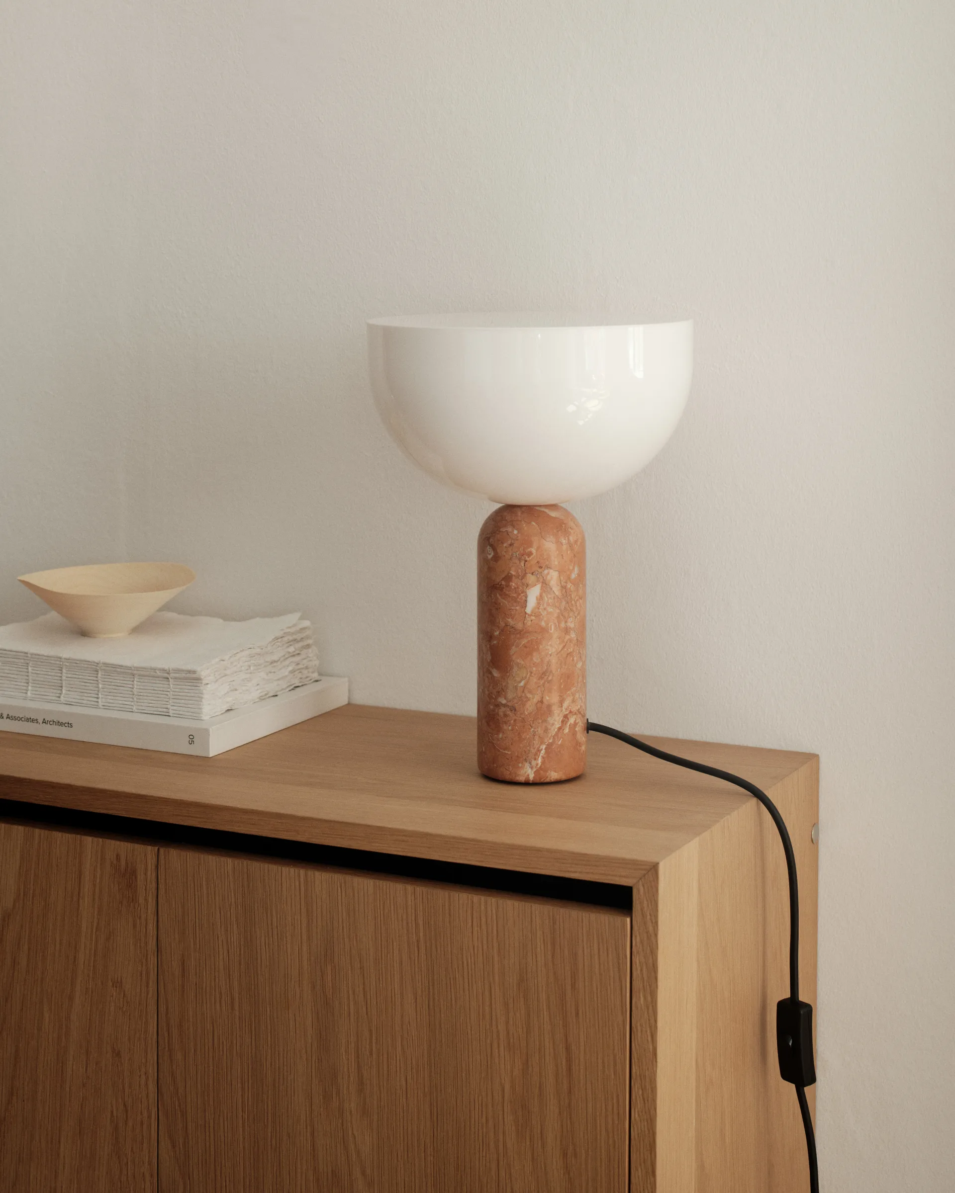 Kizu bordlampe small, Breccia Pernice New Works