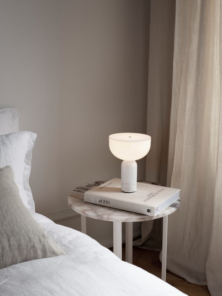 Kizu bærbare bordlampe, White marble New Works